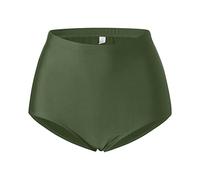 MILAX High Waisted Bikini Bottoms High Waisted Swim Bottoms for Women Tankini Bikini Bottom Womens High Waisted Bikini Bottoms Army Green