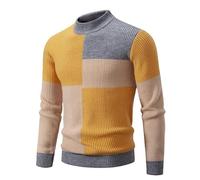 MILAX Men's Turtleneck Jumpers Slim Fit Roll Neck Sweaters Men's Turtleneck Jumpers Turtle Neck Ribbed Textured Jumper Pullover Top Casual Ribbed Slim Fit Knitted Jumper