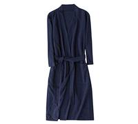MILAX Waffle Thin Dressing Gowns for Women UK Summer Lightweight Kimono Robes Super Soft Long Bathrobe Nightdress Nightwear Loungewear V Neck Bath Robes