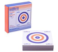 Milbro 17cm Thick Card Targets Air Rifle Pistol Airgun Targets Red White & Blue Approx 100 Pack