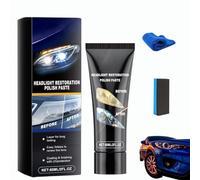 Mild Formula Headlight Scratch Repair Cream Success,Car Headlight Care Cream,Headlight Restoration Polish Paste Automotive Headlight Restorer,Headlamp Brightener & Cleaner (1PCS)
