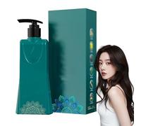 Mild Formula Long Lasting Hair Dye Set, Gentle Plant-Based Quick-Use Hair Dye, Shampoo Para Pintar El Cabello, Long-Lasting & Natural Hair Color Shampoo, for Gray Coverage, 210ml (Light Black)