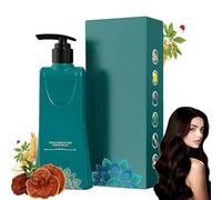 Mild Formula Long Lasting Hair Dye Set,Gentle Plant-Based Quick-Use Hair Dye,Shampoo Para Pintar El Cabello,Long-Lasting Single Step HairDye Kit For Gray Coverage (Light Black)