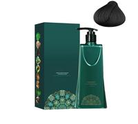 Mild Formula Long Lasting Hair Dye Set,Plant Extracts Long Lasting Hair Color Dye Cream,Single Agent Floral Dye for Gray Coverage,Keep Your Hair Fragrant All Day (Black)