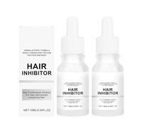 Mild Hair Growth Inhibitor Serum,for Face, Arm, Legs Body Hair, Unscented, Lotion, Natural Plant Extract, Unisex (2 PC)