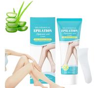 Mild Hair Removal Cream with Hyaluronic Acid,Painless Hair Remover for Sensitive Skin,Depilatory for Legs, Bikini Lines & Underarms,Sensitive Hair Removal Cream,Depilatory Cream,Fast Acting & Soothing