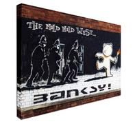 Mild Mild West - NEW Banksy Bristol Modern Art Canvas Print 40x30 inches