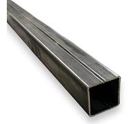 Mild Steel Box Section Square/Rectangular Hollow Section Pipes | 25mm 40mm 50mm x 2.5mm Wall Thickness (40 x 40mm, 100cm)