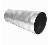 Mild Steel Exhaust 6 Step Reducer Adapter Connector Tube Pipe Cone universal