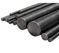 MILD STEEL ROUND BAR SOLID CIRCULAR METAL IRON ROD 12mm Diameter / 300mm Length (12x300mm)