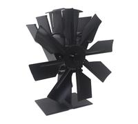 Mild Warmth Distribution Fan for Wood Ovens 8 Sharpeners Auto Begin At 60℃ Smart Temperature Response Aluminum Alloy
