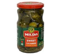 Milda Sweet Cucumbers Pickled 720Ml Ready To Eat Pickle Drain Weight 680G Pack Of 1