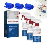 Mildew Cleaner Foam, 2024 New Mould Remover Spray, Mildew Remover Foam, 60ML Powerful Multi-Purpose Foam Cleaner, Household Mildew Remover Foam Spray for Kitchen and Bathroom Wall Tiles (3PCS)