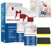 Mildew Cleaner Foam, 60ml Black Mould Remover Spray, Fast & Effective Anti Mould Cleaning Foam & Mildew Spray for Kitchen & Bathroom (2PC)