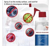 Mildew Cleaner Foam, 60ML Powerful Multi-Purpose Foam Cleaner, Mould Remover Foam Spray, Household Mildew Removal Foam Spray, for Kitchen and Bathroom (1Pcs)