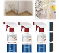 Mildew Cleaner Foam Spray,Mould Cleaner Spray,Mildew Deodorant Decontamination Spray,Household Mildew Removal Foam Spray,Quick-Acting Foaming Stain Remover Spray for Kitchen Bathroom (3)