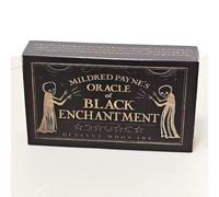 Mildred Payne's Oracle of Black Enchantment, 52-Card Deck, Woodblock Style Divination Cards, 10.3 x 6 cm (NO GUIDE INCLUDED)