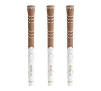 Mile High Life Golf Grips -3 Pack Jumbo Size, Soft Rubber All-Weather Golf Club Grips - High Performance, Traction & Comfort - Brown Golf Grip for Men & Women (Set of 3)