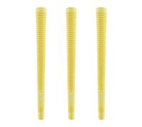 Mile High Life Golf Grips | Standard Golf Club Grips | 3 Pack or 13 Pack Golf Grips Bundle | Entry Level Rubber Golf Grip for Men, Women, Juniors(3 Pack Yellow)