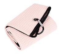 Mile High Life Golf Towel | Tri-fold Waffle Towels | Premium Microfiber Fabric | wiith Heavy Duty Carabiner Clip