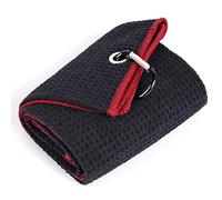 Mile High Life Golf Towel | Tri-fold Waffle Towels | Premium Microfiber Fabric | wiith Heavy Duty Carabiner Clip