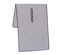 Mile High Life | Pro Tour Caddy Towel | 17” x 40” with 8” Center Slit | Premium Microfiber Waffle Texture (Gray/Black)
