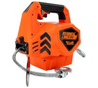 Mile Marker 71-1000 Rhino Pull 1000 Portable Electric Winch - LED Display - 39’ Synthetic Rope - Lifts or Pulls Up to 1000 lbs. - Brushless Motor - Variable Speed - Wired & Wireless Remote