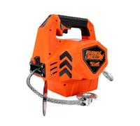 Mile Marker 71-1000 Rhino Pull 1000 Portable Electric Winch | 39 Feet of Synthetic Rope | Lifts or Pulls Up to 1000 Pounds | Brushless Motor | Variable Speed | Wired & Wireless Remote