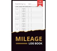 Mileage Log Book: Auto Mileage Journal, Car & Vehicle Mileage Tracker for Small Business or Personal Taxes