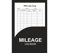 Mileage Log Book: Comprehensive Vehicle Trip, Odometer and Distance Record Journal for Tax Documentation, Expense Monitoring, Fuel Usage Tracking, ... Professionals and Small Business Operations