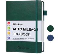 Mileage Log Book for Car - Vehicle Maintenance Log Book, 1768 Rides: Track Mileage, Expenses, Gas Consumption, Lubrication, Repairs and Accessories, Car Mileage Log Book for Taxes, Green