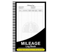 Mileage Log Book: Odometer Tracker Logbook, Automotive Miles Tracker For Small Business or Personal Taxes - 6" x 9" 100+ Pages