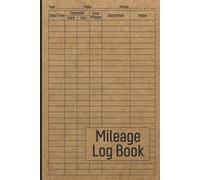 Mileage Log Book: Vehicle Mileage Journal for Business or Personal Taxes / Automotive Daily Tracking Miles Record Book / Odometer Tracker Logbook / Automobile, Truck Or Car Owner Gift Notebook