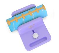 MiLefo Adjustable Tumbler Clamp for Sublimation, Cup Cradle for Crafting Tumblers, Sublimation Cup Holder Clamp for 20oz 30oz Cups, Mug Clamps for Sublimation, Tumbler Wrapper (Purple)