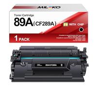 MILEKO 89A Toner Cartridge Replacement for HP 89A CF289A 89X CF289X Compatible for Enterprise M507 M507dn M507dng M507n M507x MFP M528 M528dn M528f M528c M528z Printer (Black, 1-Pack)