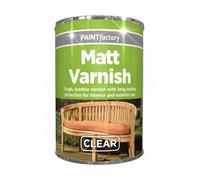 Milena Clear Matt Varnish 300ml, Water Resistant, Ultra-Durable Finish, Indoor & Outdoor Wood Floor Varnish, Quick Drying Formula, Waterproof & UV-Protected Matte Finish for Wood & DIY Project (1)