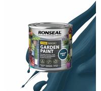 Milena Midnight Blue Garden Paint 250ml, Water Based Wooden Paints, Fast Drying Matt Finish, Long Lasting Fade Resistance Fence Paint, DIY Colour for Brick, Flower Pots (Midnight Blue, 250 M L)