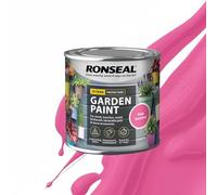 Milena Pink Jasmine Garden Paint 750ml, Water Based Wooden Paints, Fast Drying Matt Finish, Long Lasting Fade Resistance Fence Paint, DIY Colour for Brick, Flower Pots (Pink Jasmine, 750 M L)