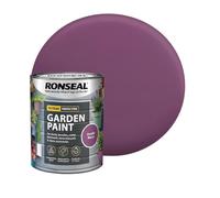 Milena Purple Berry Garden Paint 2.5l, Water Based Wooden Paints, Fast Drying Matt Finish, Long Lasting Fade Resistance Fence Paint, DIY Colour for Brick, Flower Pots (Purple Berry, 2.5 Litre)