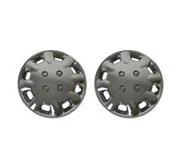 Milenco 13" Chrome Plastic Easy To Fit Wheel Trims Set Of 2