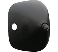 Milenco 2493, Grand Aero, Convex Head Mirror, black,16 × 15 × 23 cm.