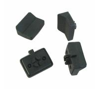 Milenco 3186 'Mirror V Pads - Pack of 4, black