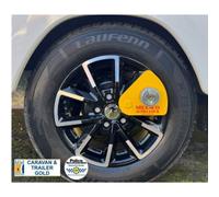 Milenco Alpha Gold Caravan Wheel Lock