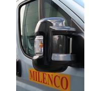 Milenco Van Mirror Protectors - Black - Fiat Ducato / Peugeot Boxer / Citroen Relay