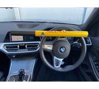 Milenco Camper Van Motorhome High Security Steel Steering Wheel Lock Yellow 54cm
