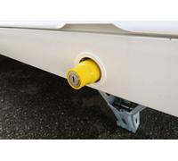 Milenco Caravan Easy To Fit Corner Steady Leg Nut Security Locks 2 Pack