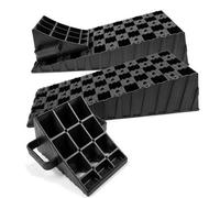 Milenco Caravan Motorhome Leveller Mgi Wedge Levelling Ramp With Chock - Pair