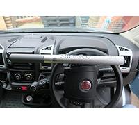 Milenco High Security Steering Wheel Lock + Silver with Pad and Bag