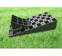 Milenco MGI Single Caravan Levelling Wedge Ramp With Chock