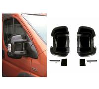 Milenco Motorhome Mirror Protectors Black Pair Short Arm Ducato, Boxer, Relay